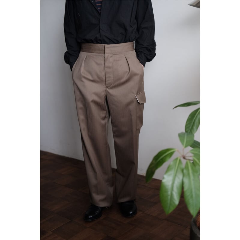 fendart オリーブグリーン スラックス fendart オリーブグリーン スラックス