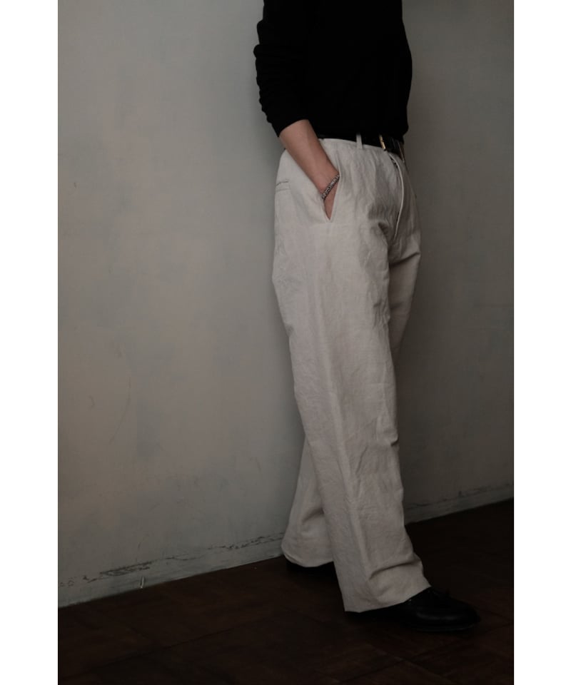ANSNAM / Lurie Pants(CottonLinen/Natural) | PARK