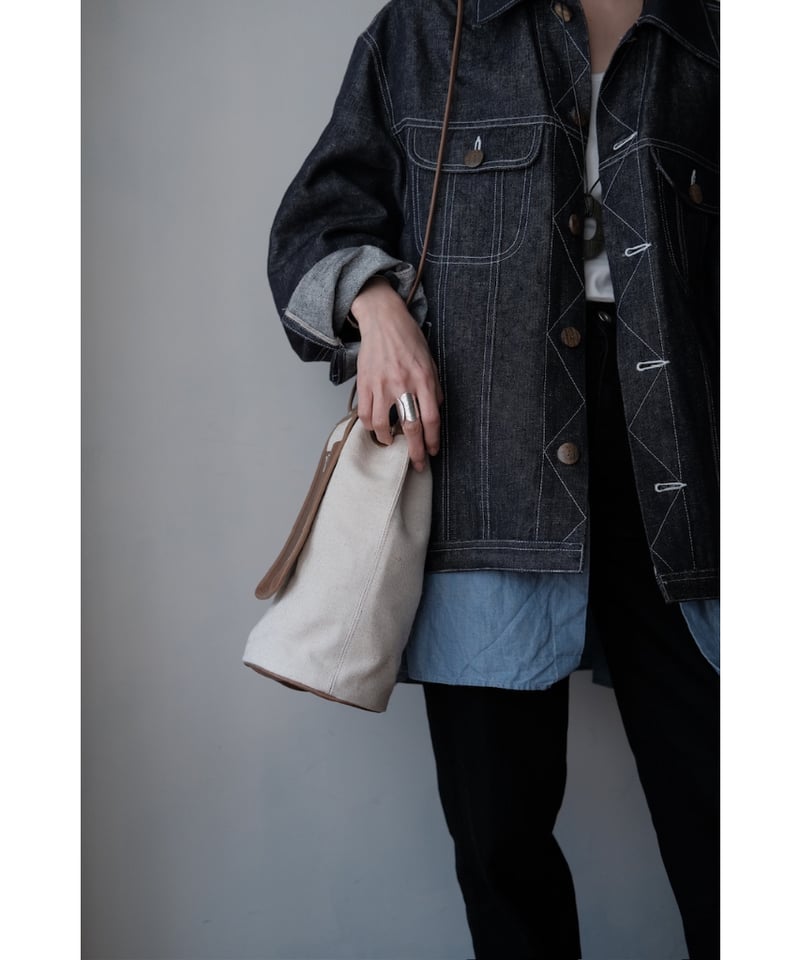 forme / Drawstring Bag(Jute Canvas×Class Brown)
