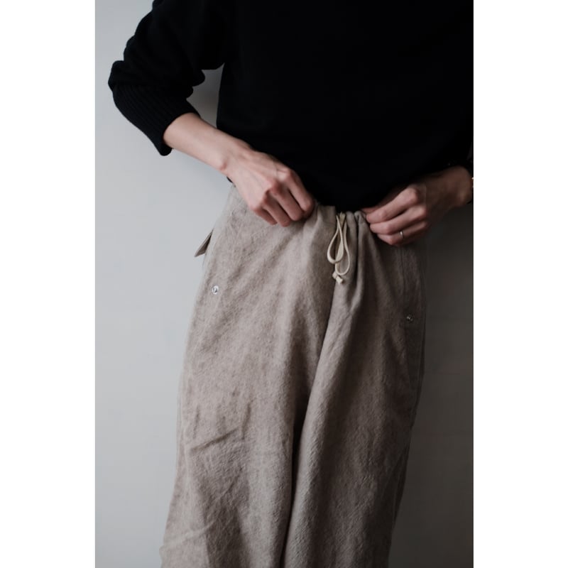 ANSNAM アンスナム リネンパンツ ANSNAM / Lurie Pants(CottonLinen/Natural) | PARK