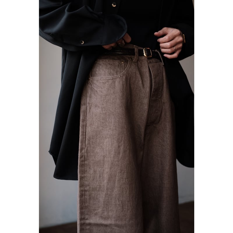 BISOWN / BISOWN WIDE DENIM(Brown Bleach) | PARK
