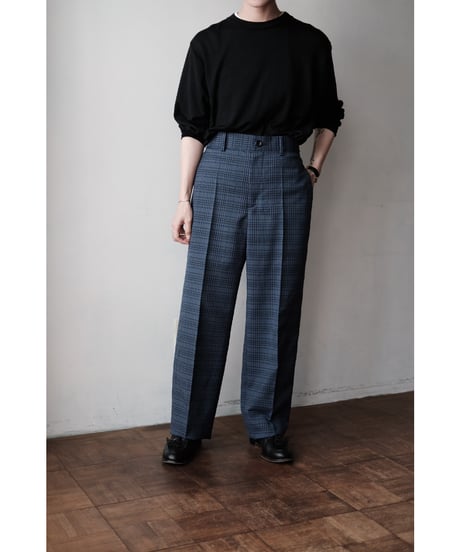 谷吹 / YANASE(WoolKidmohair/Navy Check)