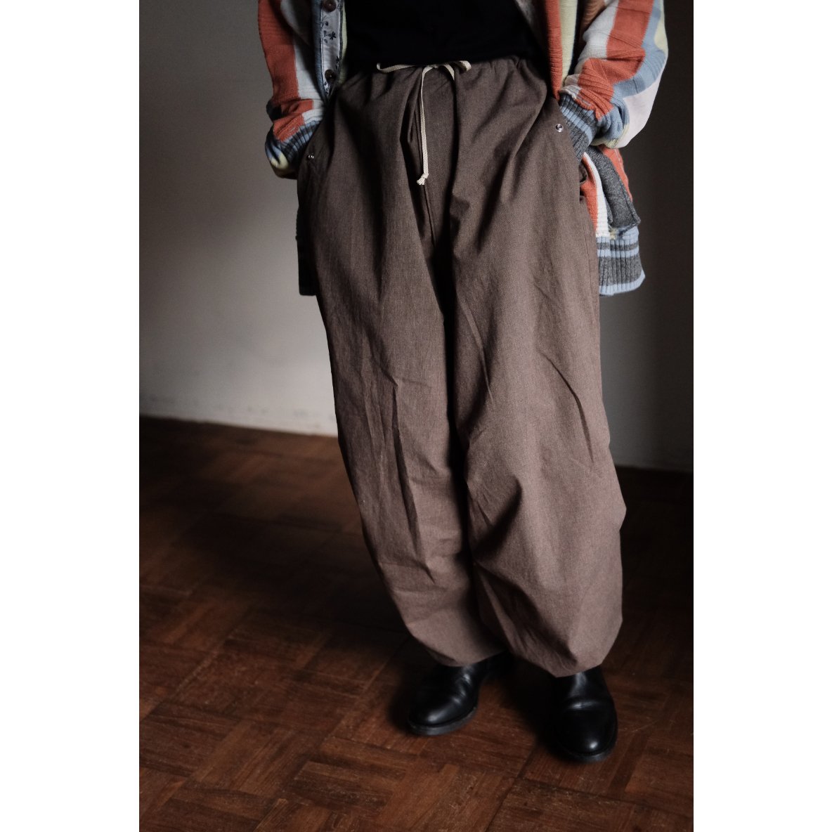 ANSNAM / Over Pants(Brown) | PARK