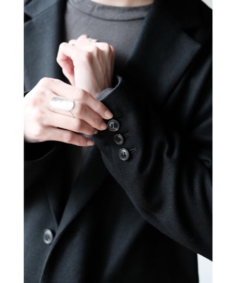 LIFiLL / Woolish Milled Smooth Jacket(Black)