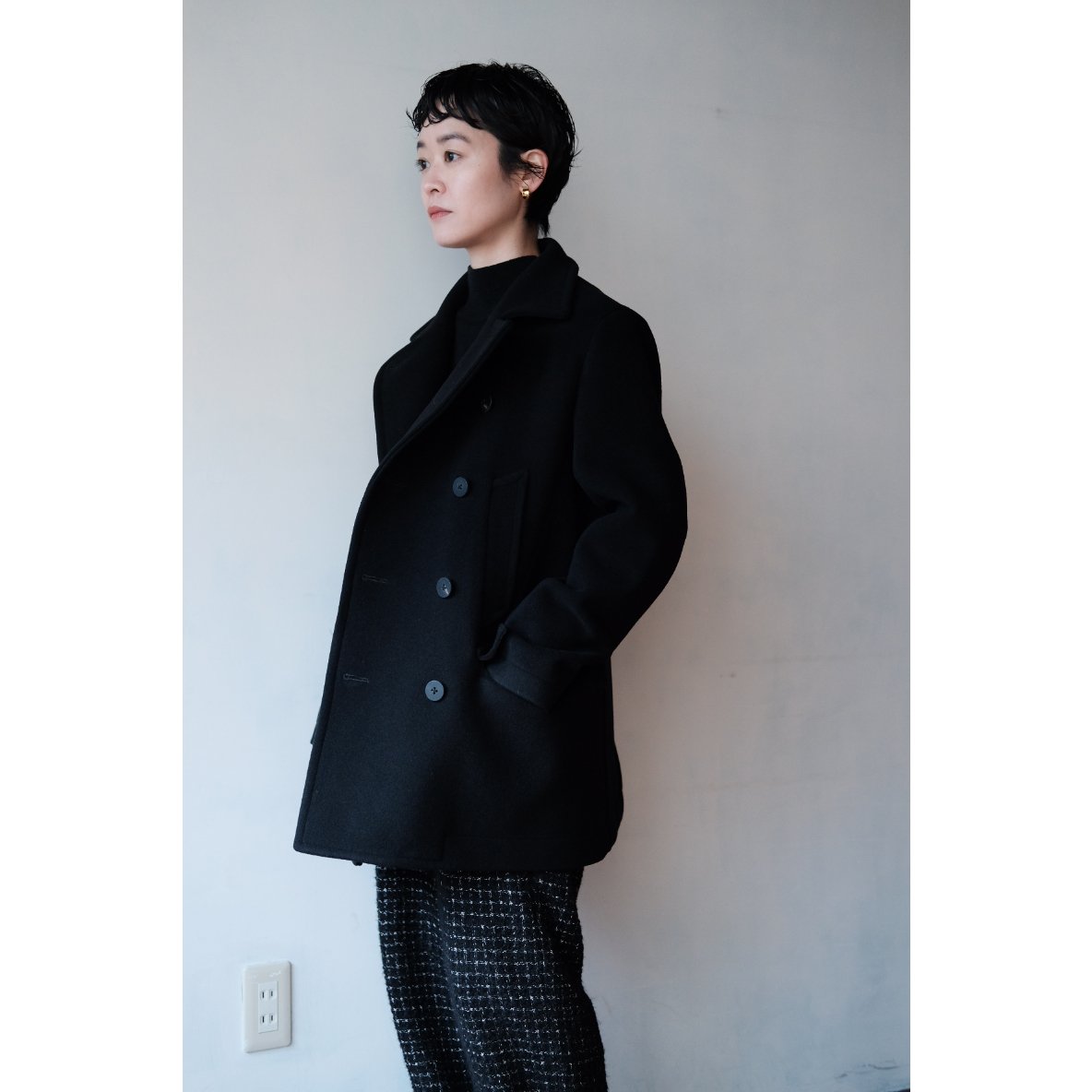 Ansnam アンスナム Pコート lyta ANSNAM / P-Coat(Black) | PARK