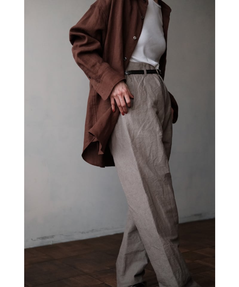 ANSNAM / Lurie Pants(CottonLinen/Lt.Gray) | PARK