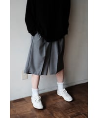 un/unbient / Wide Easy Shorts(Light Grey)