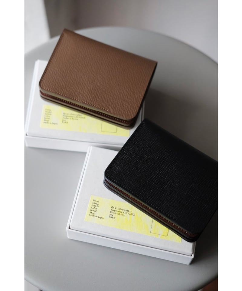 forme Post Wallet (Serpentine×DOUBLE) forme / Post Wallet(Serpentine×DOBLE/2 colors)