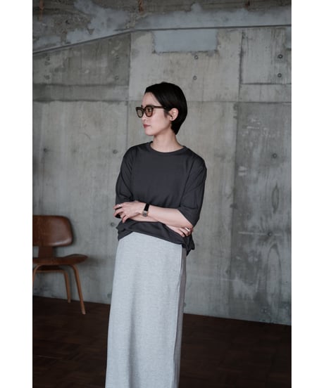 LIFiLL / Woolish Tee(Charcoal)