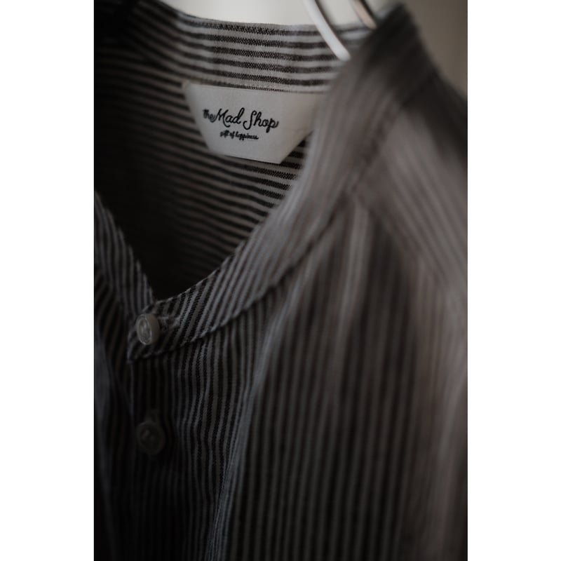 the Mad Shop / Classic Shirt(Brown×White Stripe the Mad Shop / Classic Shirt(Brown×White Stripe