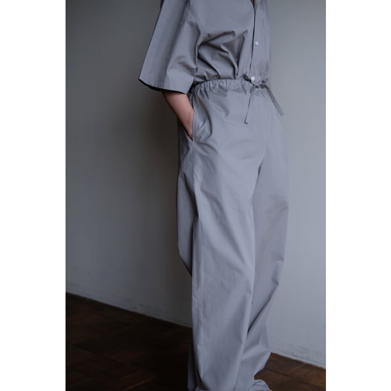 matereal / Cotton Silk Easy Pants(Gray) | PARK