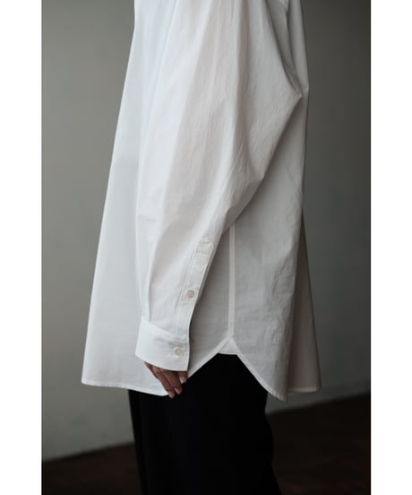 matereal / OHMIZARASHI Regular Collar Shirt(White)