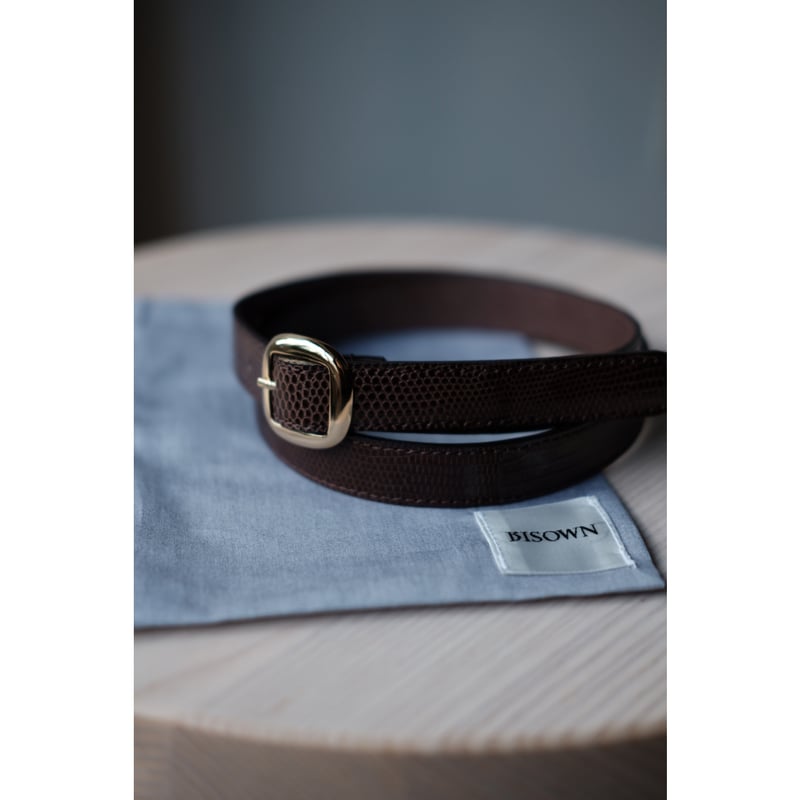 ★ITALY製★Brioni★レザー ベルト★GENUINE LIZARD★ ☆ITALY製☆Brioni☆レザー ベルト☆GENUINE LIZARD☆ 小物