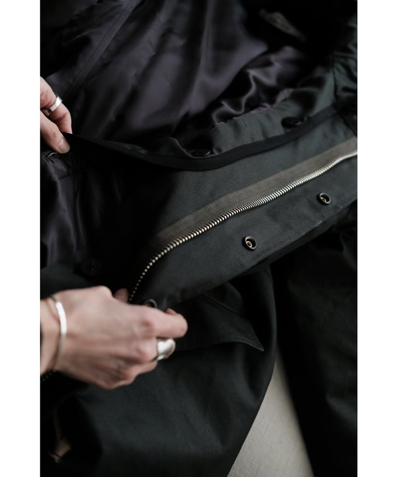 ANSNAM / Mods Coat Wide(High Density Cotton/Kah