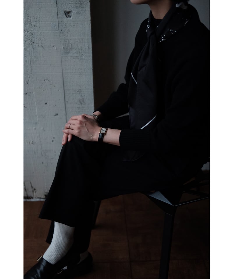 Fendart / Silk Scarf(Navy) | PARK