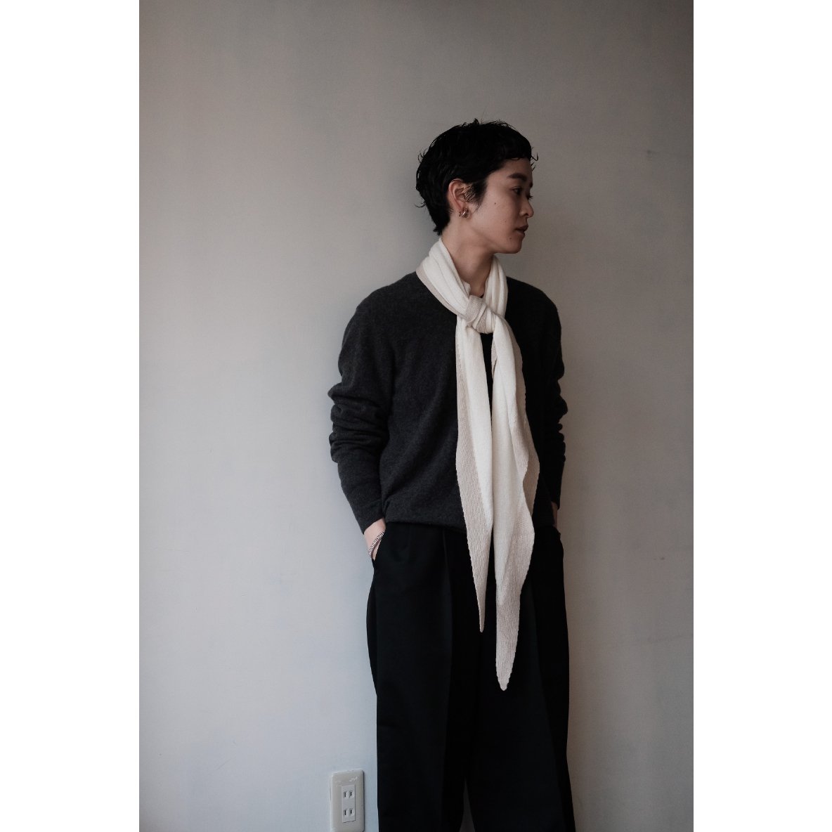ansnam Stingray Scarf カシミヤ×シルク ANSNAM / Stingray Scarf(6 colors) | PARK