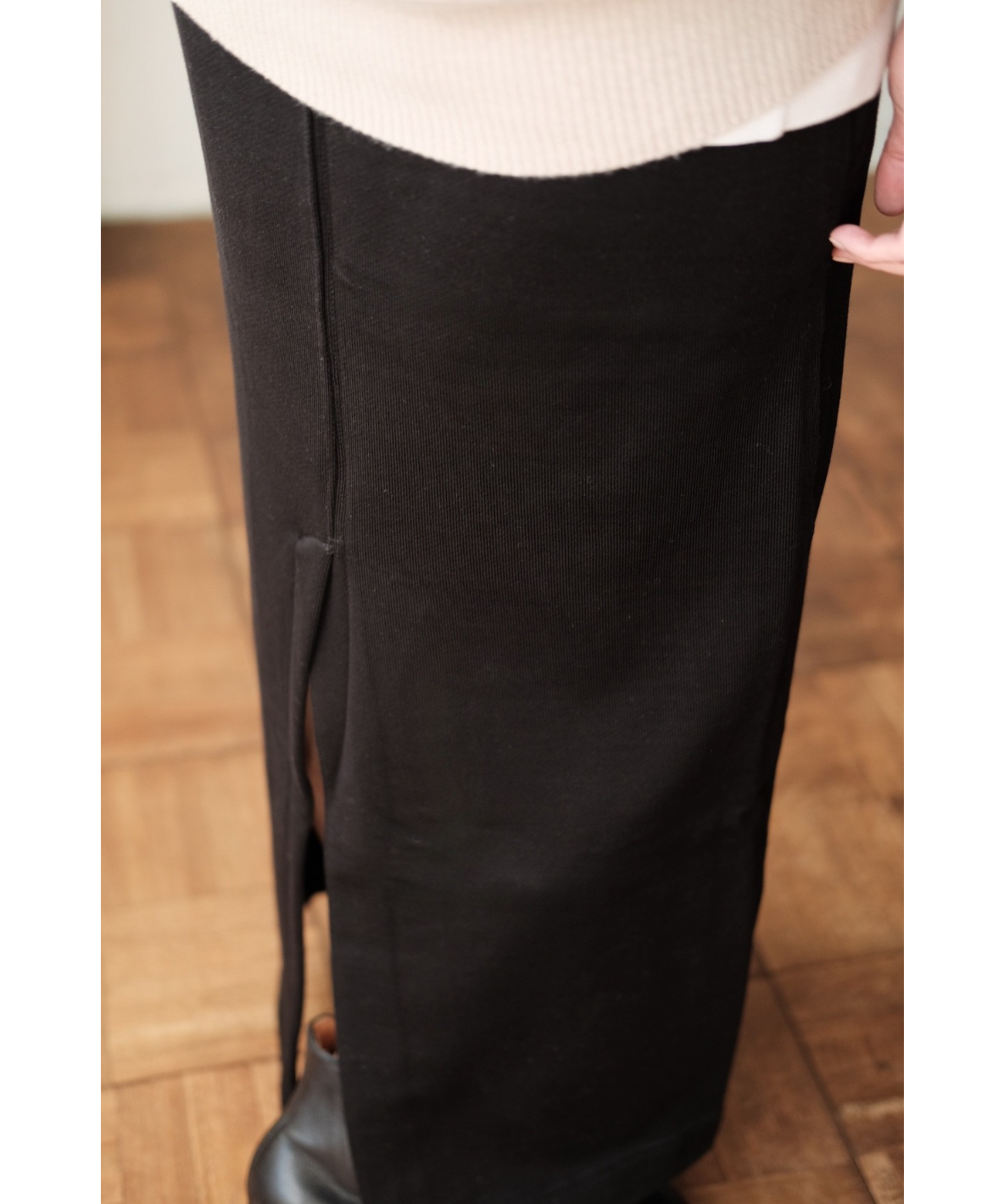 LIFiLL / 別注 Cottony Sweat Skirt(Black) | PARK