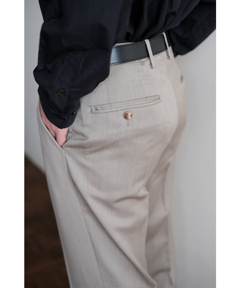 Fendart / 1 Tuck Pants(Beige) | PARK
