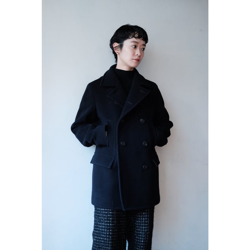 ANSNAM アンスナム ダブルチェスターコート 美品】 ANSNAM / アンスナム | 生成り ダブルロングコート / 総