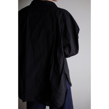ANSNAM / 牛飼いシャツ(Black)