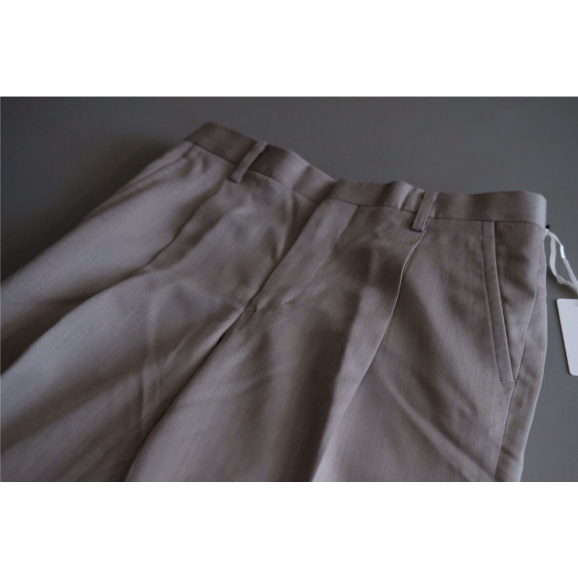 Fendart ベージュ コットンスラックス 37 ANSNAM Fendart ベージュ コットンスラックス 37 ANSNAM