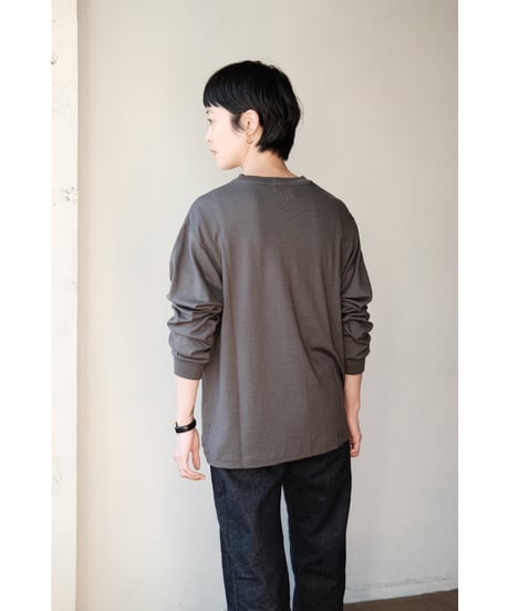 LIFiLL / Woolish Longsleeve Tee(Charcoal)