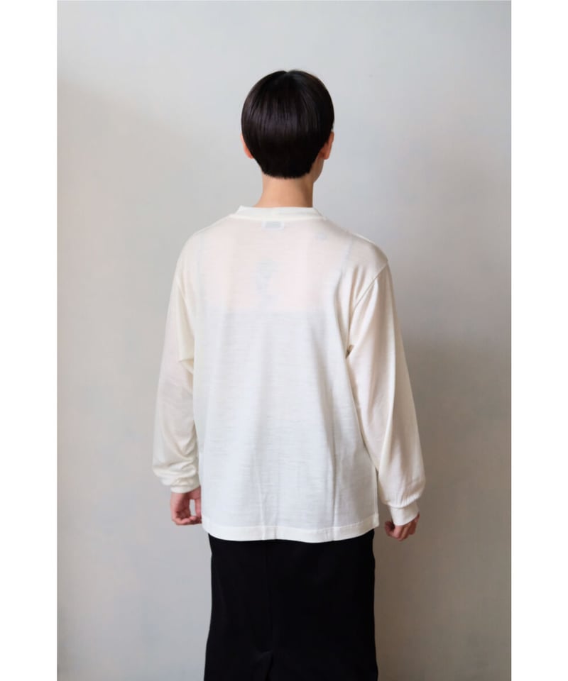 LIFiLL / Woolish Longsleeve Tee(Off White) | PARK