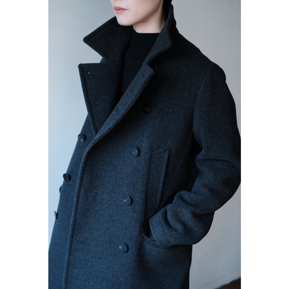 Ansnam アンスナム Pコート lyta ANSNAM / P-Coat(Charcoal) | PARK