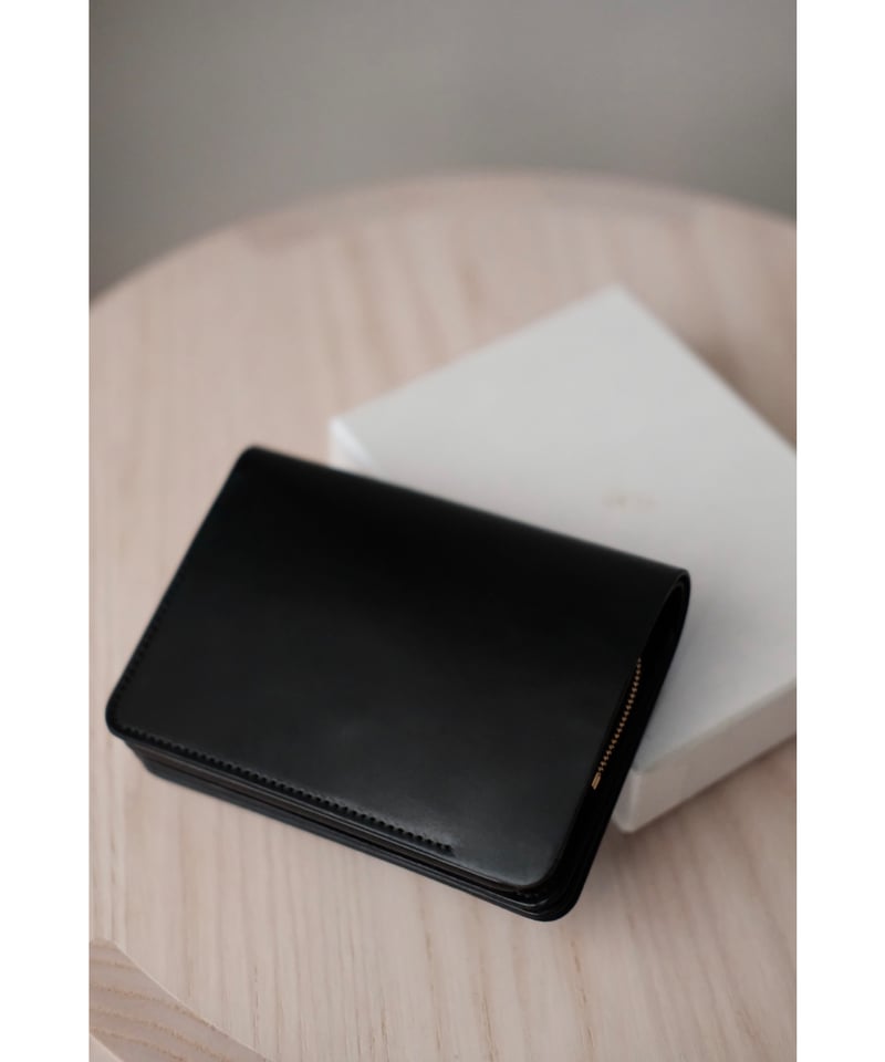 forme / Short Wallet(Cordovan×DOBLE/Black×Black