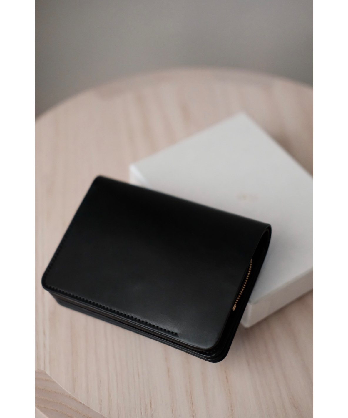 forme / Short Wallet(Cordovan×DOBLE/Black×Black