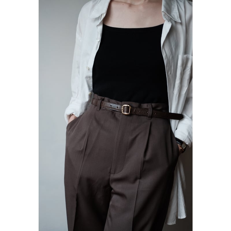 BISOWN / LIZARD SQUARE BELT(2 colors) | PARK