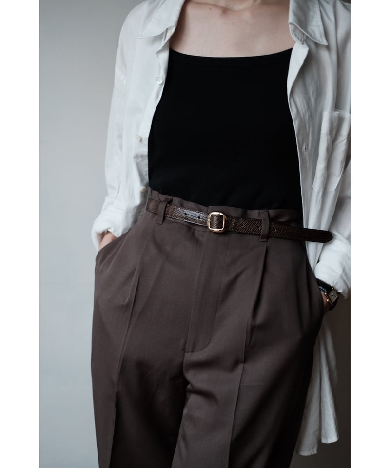 BISOWN / LIZARD SQUARE BELT(2 colors) | PARK