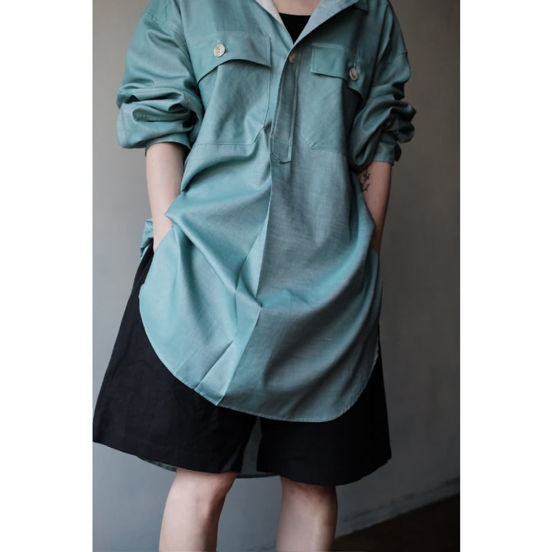 ANSNAM / Dry Short Pants(CottonLinen/Black) | PARK