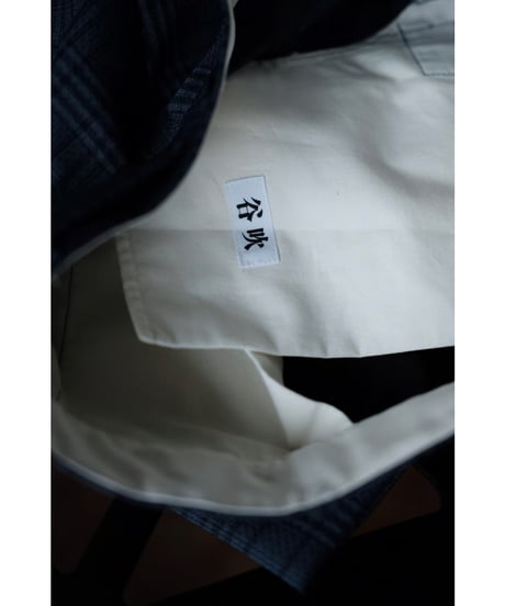 谷吹 / YANASE(WoolKidmohair/Navy Check)