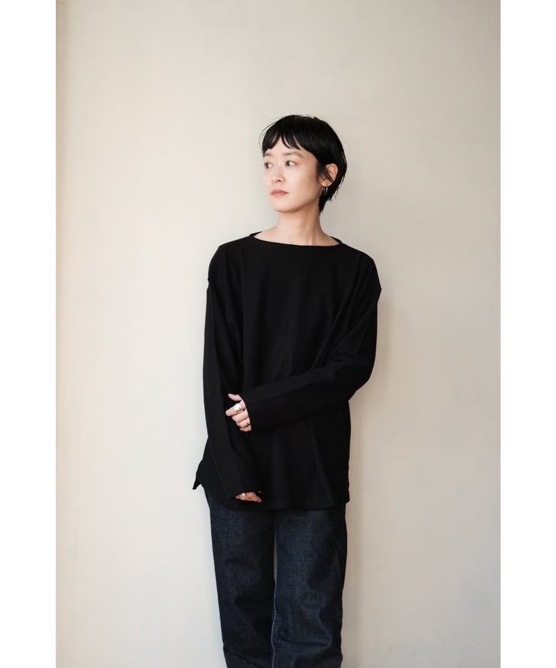LIFiLL / Cottony Basque BD Shirt(Black) | PARK