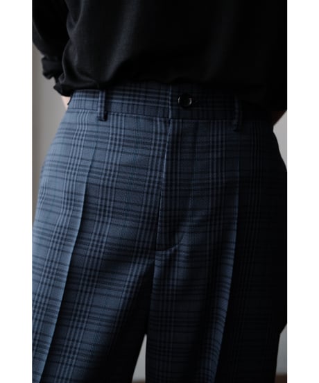 谷吹 / YANASE(WoolKidmohair/Navy Check)