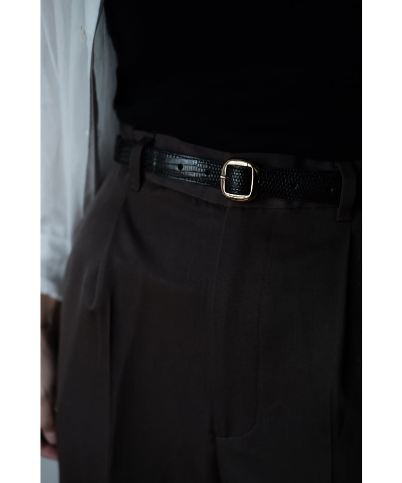 BISOWN LIZARD SQUARE BELT メンズ BISOWN / LIZARD SQUARE BELT(2 colors) | PARK