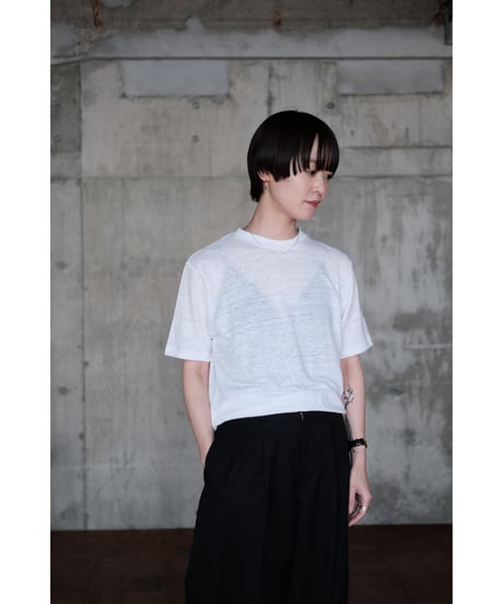 LIFiLL / Linen Tee(White)