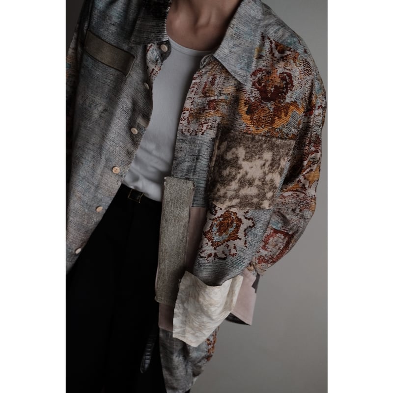 ANSNAM / Patched Shirts(Viscose Cupro/Mix) | PARK