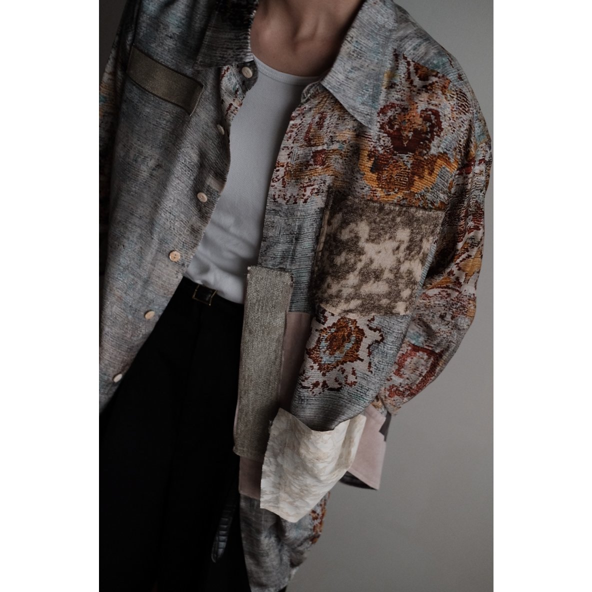 ANSNAM / Patched Shirts(Viscose Cupro/Mix) | PARK