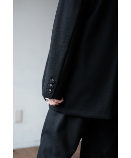 LIFiLL / Woolish Milled Smooth Jacket(Black)
