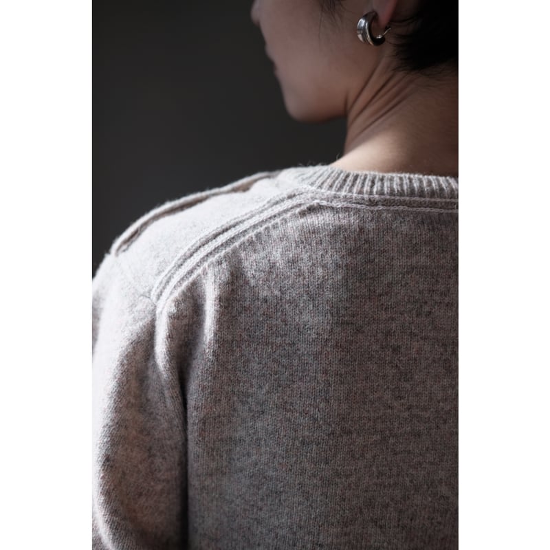 ANSNAM / Sprayed Pull Over(Pink Graybeige) | PARK