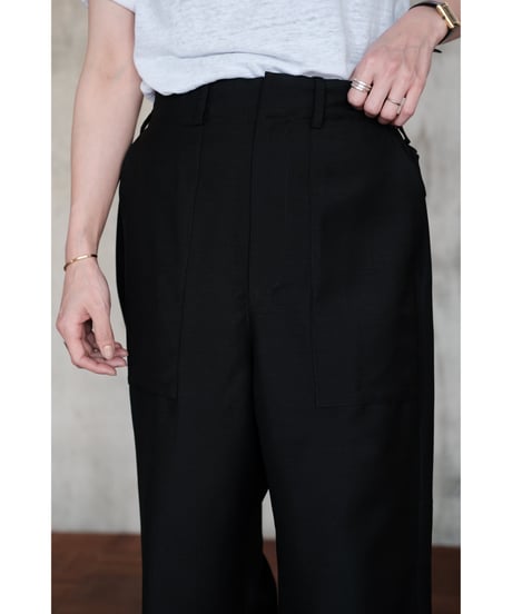 谷吹 / PARK(WoolMohair/Black)