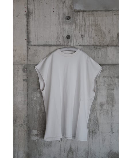 LIFiLL / Cottony Sleeveless Tee(Light Grey)