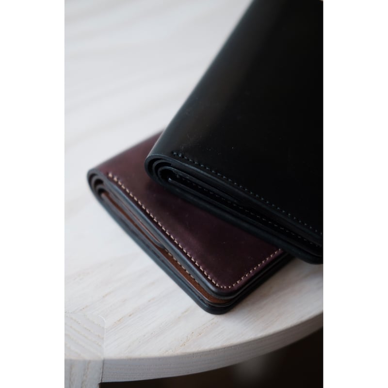 （未使用）forme post wallet コードバン forme Post Wallet (Cordovan Black×DOUBLE Black) – RECTOHALL
