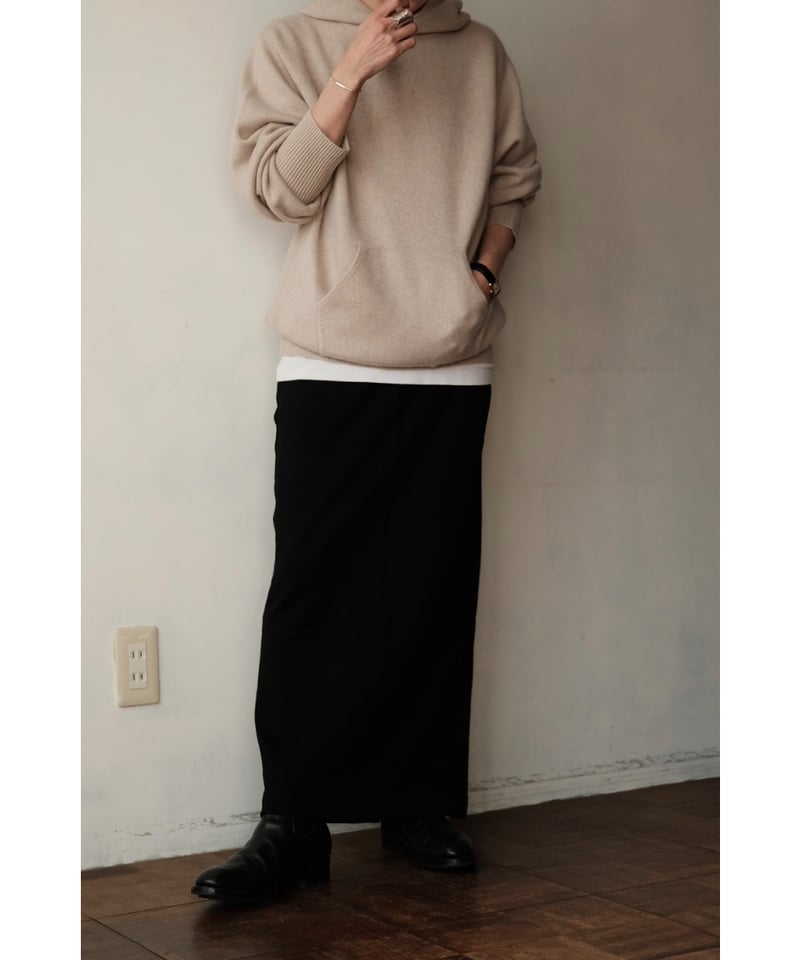 LIFiLL / 別注 Cottony Sweat Skirt(Black) | PARK