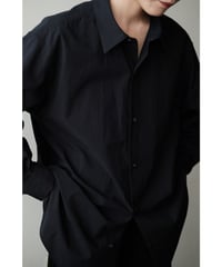matereal / OHMIZARASHI Regular Collar Shirt(Navy)