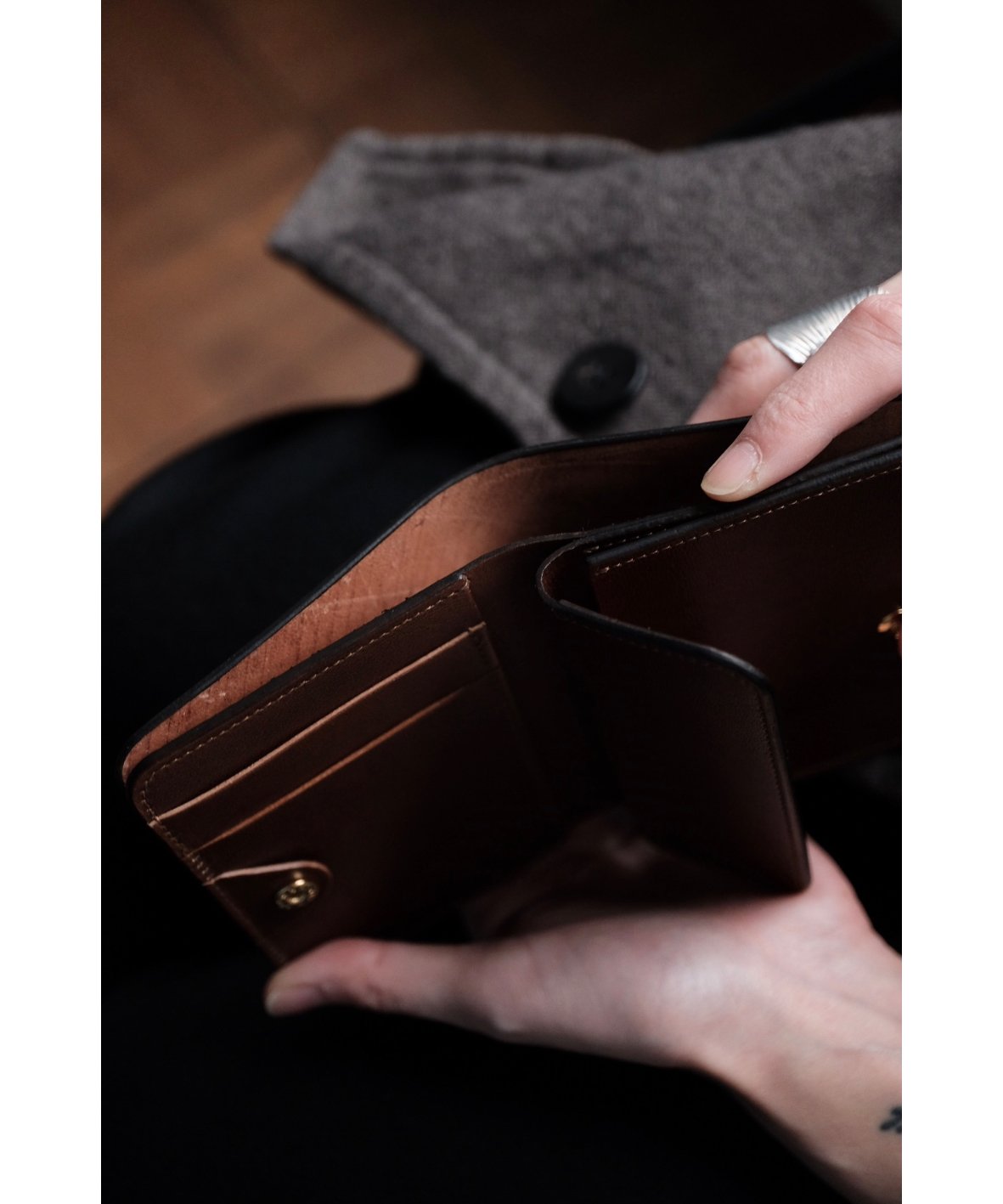 forme / Post Wallet(Cordovan×DOBLE/2 colors) |