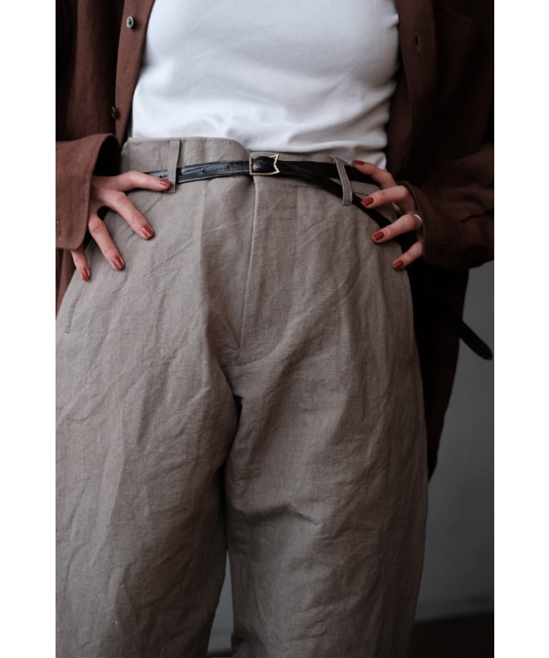 ANSNAM / Lurie Pants(CottonLinen/Lt.Gray) | PARK
