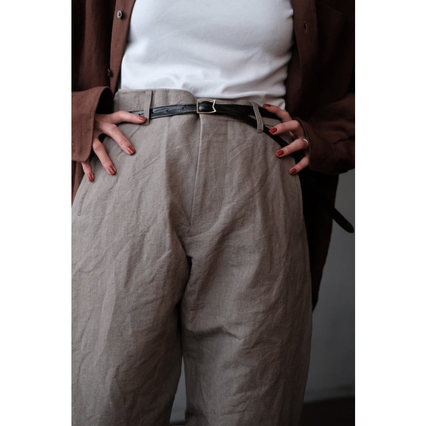 ANSNAM / Lurie Pants(CottonLinen/Lt.Gray) | PARK